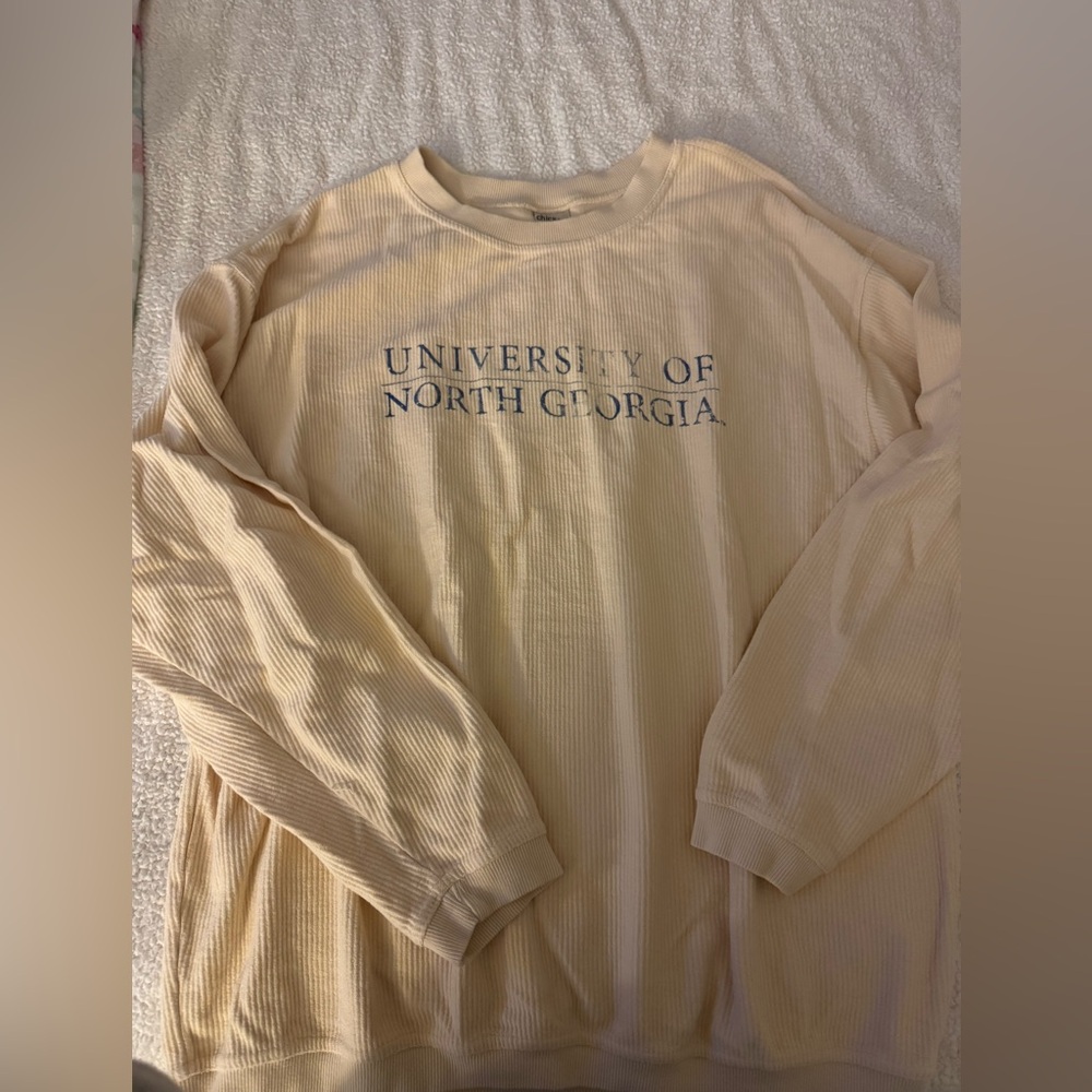 University of North Georgia Light Yellow Sweatshirt